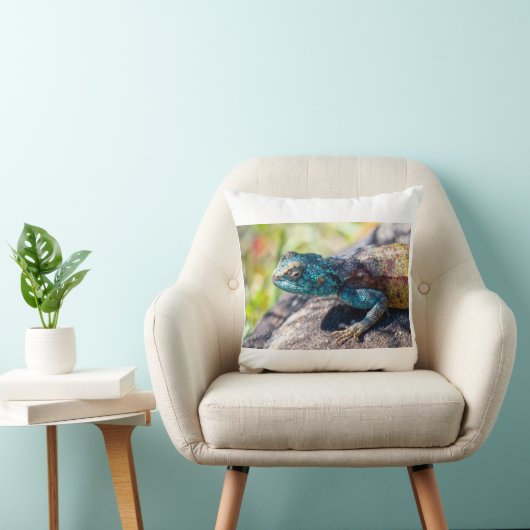 Multi-Colored Lizard Tote クッション (椅子)