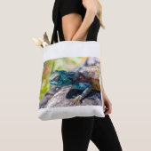 Multi-Colored Lizard Tote トートバッグ (クローズアップ)