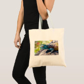 Multi-Colored Lizard Tote Bag トートバッグ (正面(商品))