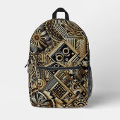 Multi-colored Patterned Backpack プリントバックパック (正面)
