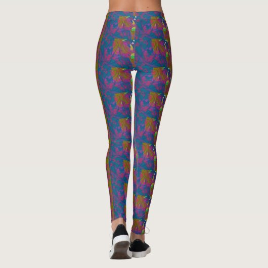 Multi-Colored Patterned Leggings レギンス (裏面)