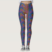 Multi-Colored Patterned Leggings レギンス (正面)