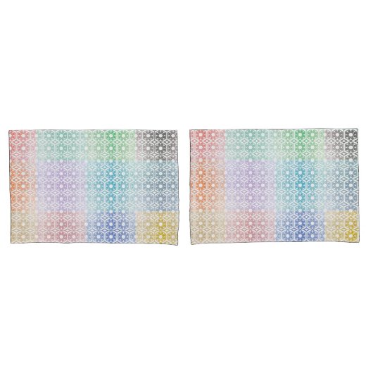 Multi-Colored Pillowcase 枕カバー (フロントセット)