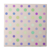 multi-colored polka dots タイル (正面)