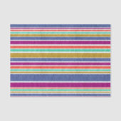 Multi-Colored Textile Stripes 薄葉紙 (正面)