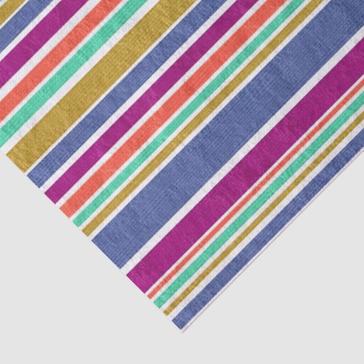 Multi-Colored Textile Stripes 薄葉紙 (詳細)