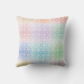 Multi-Colored Throw Pillow クッション (裏面)