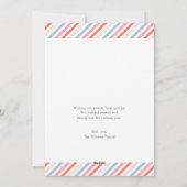 Multi Language Typography Christmas Tree シーズンカード (裏面)