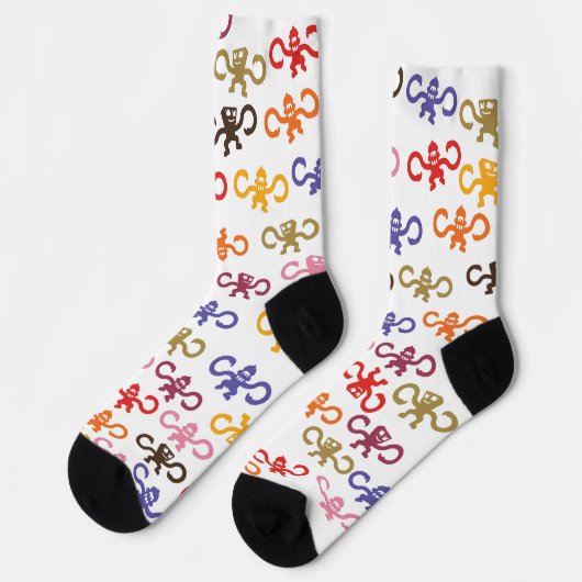 Multi-Monkey Business Socks ソックス (左)