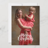 Multi Photo Christmas Holiday Card シーズンカード (正面)