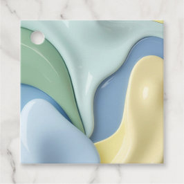 Multi purpose favor tags in stylish graphic フェイバータグ