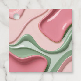 Multi purpose favor tags in stylish graphic フェイバータグ