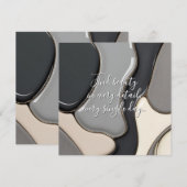 Multi purpose flat card in stylish graphic (正面/裏面)