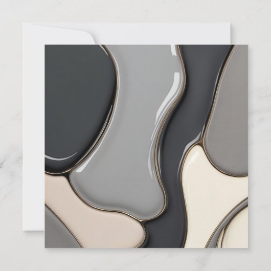 Multi purpose flat card in stylish graphic (裏面)
