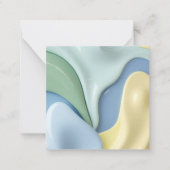 Multi purpose note card in stylish graphic ノートカード (正面)