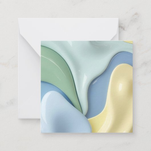 Multi purpose note card in stylish graphic ノートカード (裏面)