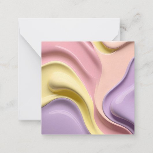 Multi purpose note card in stylish graphic ノートカード (正面)