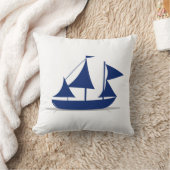 Multi-Sail Sailboat Marine Nautical クッション (ブランケット)