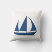 Multi-Sail Sailboat Marine Nautical クッション (裏面)