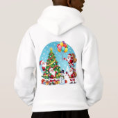 **“Multi-Santa Christmas Fun – 3D Cartoon Transpar (裏面)