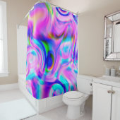 Multicolor abstract background. Colorful pattern. シャワーカーテン (インサイチュ)