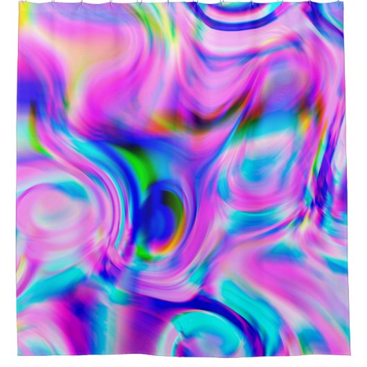 Multicolor abstract background. Colorful pattern. シャワーカーテン (正面)