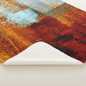 Multicolor brush strokes in oil structure. Grunge シェルパブランケット (3/4)