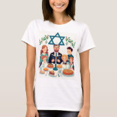 Multicolor Family Hanukkah Tシャツ (正面)