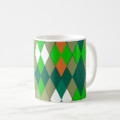 Multicolor geometric pattern rhombuses minimalism コーヒーマグカップ (正面右)