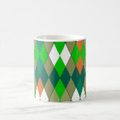 Multicolor geometric pattern rhombuses minimalism コーヒーマグカップ (中央)