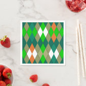Multicolor geometric pattern rhombuses minimalism スタンダードカクテルナプキン (インサイチュ)