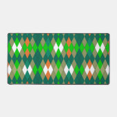 Multicolor geometric pattern rhombuses minimalism デスクマット (正面)