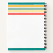 Multicolor Let's Get Beachy Baby Shower Planner ノートブック (裏面)