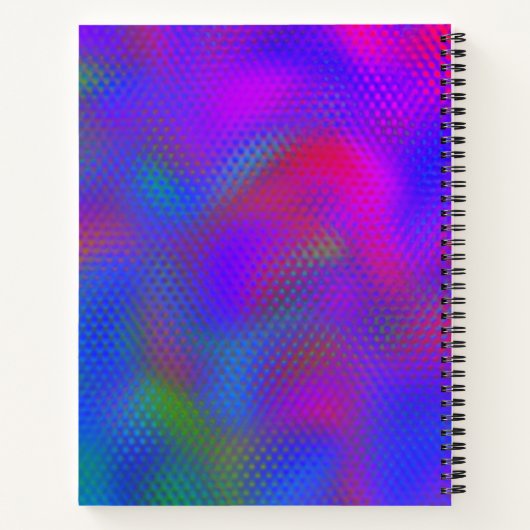 Multicolor Madness Spiral Notebook ノートブック (裏面)