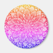 Multicolor Mandala Design Original Art  マグネット (正面)