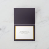 Multicolor Peonies Botanical Elegant Thank You カード (内部)