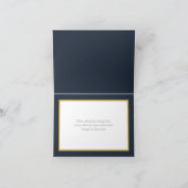 Multicolor Peonies Botanical Elegant Thank You カード (内部)