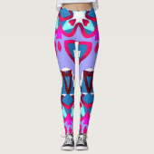 Multicolor seamless pattern "Ratti_Creative_Arts" レギンス (正面)