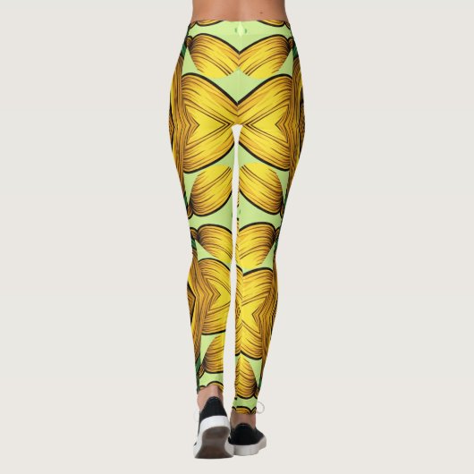 Multicolor seamless pattern "Ratti_Creative_Arts" レギンス (裏面)