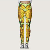 Multicolor seamless pattern "Ratti_Creative_Arts" レギンス (正面)