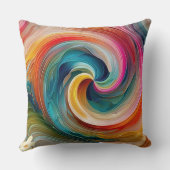 Multicolor Spiral Motion クッション (裏面)