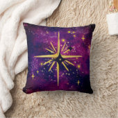 Multicolor Stars Pattern Pillow – Bright and Cheer クッション (ブランケット)