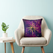 Multicolor Stars Pattern Pillow – Bright and Cheer クッション (椅子)