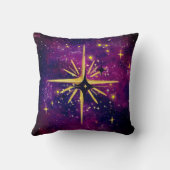 Multicolor Stars Pattern Pillow – Bright and Cheer クッション (裏面)