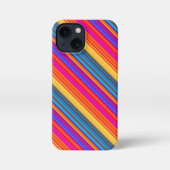 Multicolor Striped Pattern iPhoneケース (裏面)