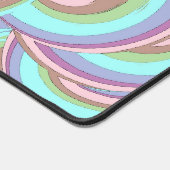 Multicolor Swirls Pattern デスクマット (コーナー)