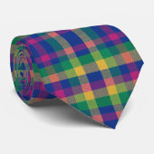 Multicolor tartan ネクタイ (ロール)
