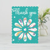 Multicolor Thank You Card 招待状 (スタンド正面)
