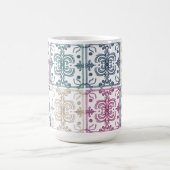 Multicolor Tiles コーヒーマグカップ (中央)