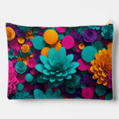 Multicolored Abstract Artwork Pouch アクセサリーポーチ (裏面)